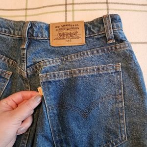 Levi's Women's Blue High-Rise Jeans Orange Tag 816